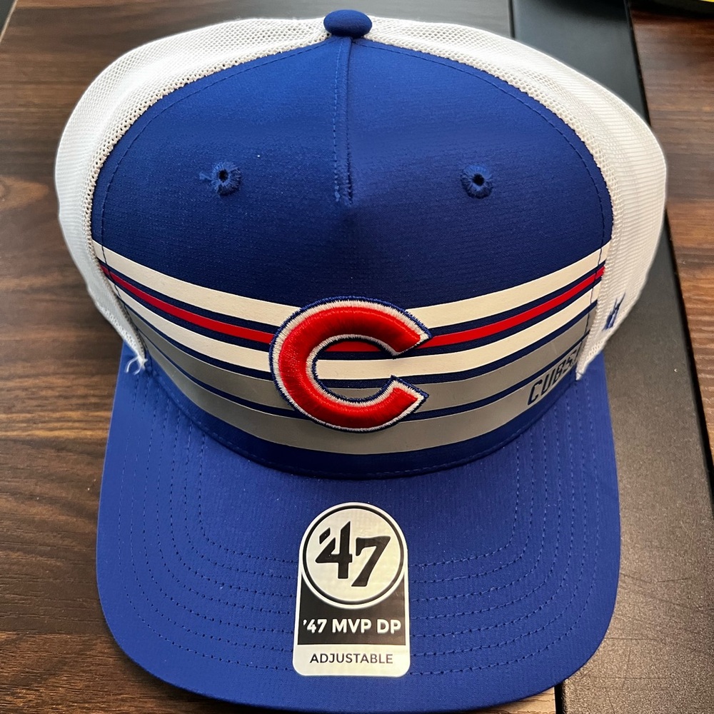 47 Black and White Mesh Cap